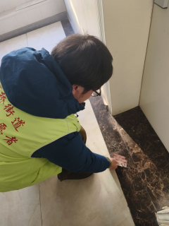 下市头社区清洁小广告活动