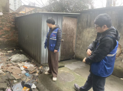 江桥社区开展光宇二村环境卫生志愿活动