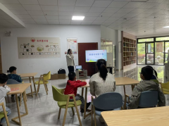 杨汛桥街道江桥社区开展“跟着诗词耍个春“”志愿活动