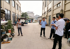 杨汛桥街道江桥社区开展违章建筑走访志愿活动