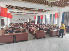 杨汛桥街道江桥社区开展防汛防台应急救援志愿报务