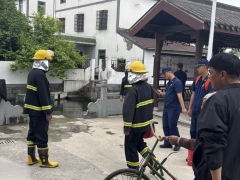 童家塔村消防安全知识宣传活动