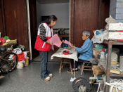 童家塔村平安法治志愿活动