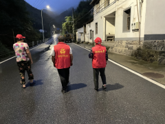 营口村平安巡查志愿活动
