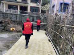 营口村开展平安巡防志愿活动