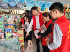 安昌街道青年党员志愿者消防宣传