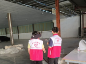 九鼎村开展消防安全志愿活动