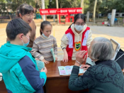 九鼎村开展垃圾分类志愿活动
