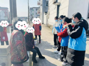 九鼎村开展食品安全志愿活动