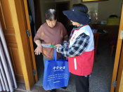 九鼎村开展垃圾分类志愿活动