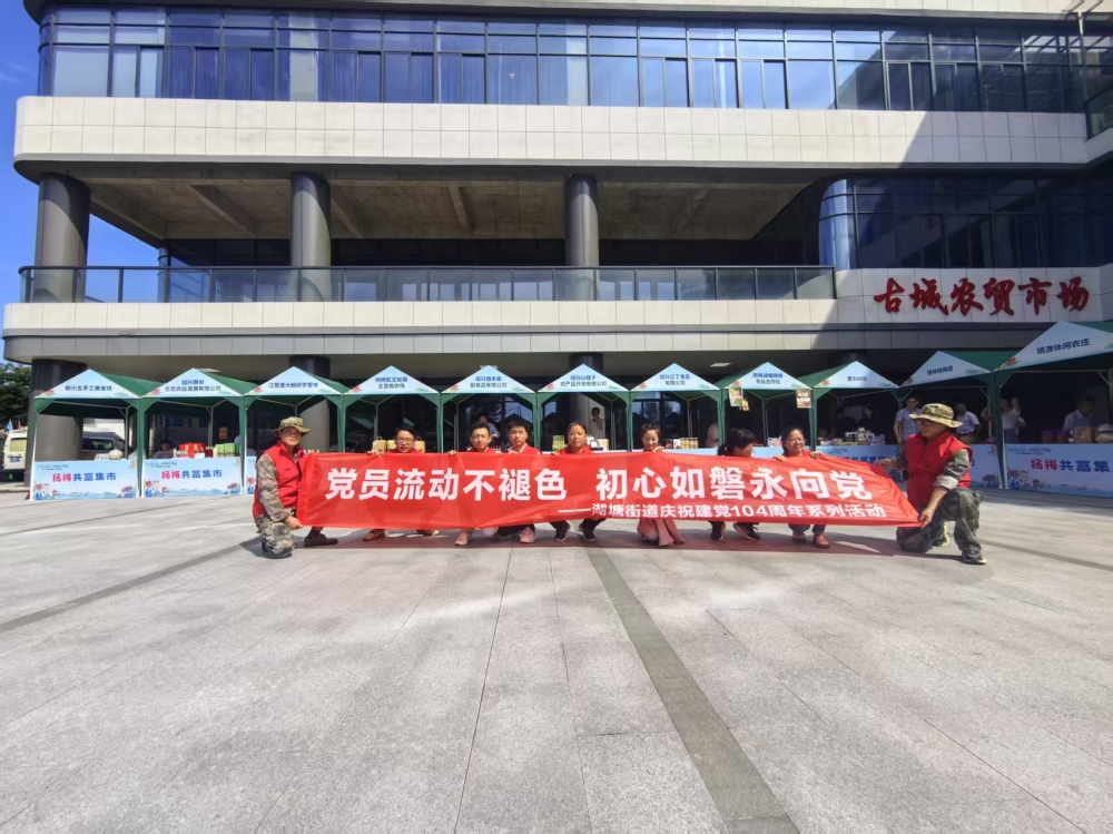 “党员流动不褪色 初心如磐永向党”志愿活动