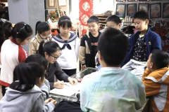 园里湖开展绘画志愿活动