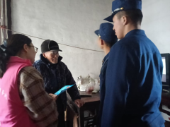 冬季用电用气安全入户宣传