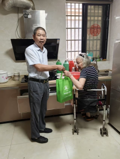 上孙居慰问残疾人志愿服务活动