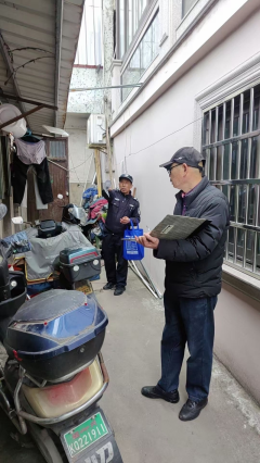 上孙居出租房消防安全志愿服务活动