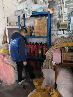 上孙居冬季消防安全宣传志愿服务活动