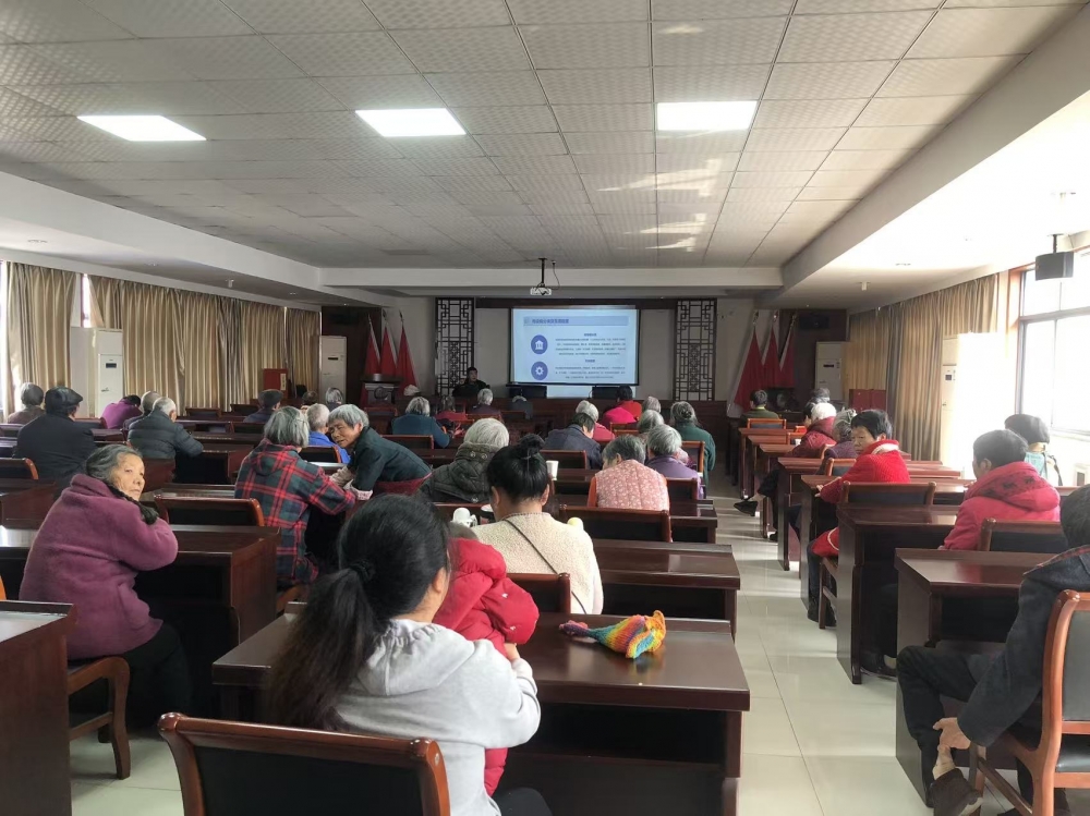 杨汛桥街道上孙居健康讲座志愿服务活动