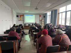 河西岸居开展认识糖尿病~健康知识讲座