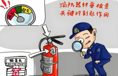 河西岸居开展检查灭火器更新情况志愿服务活动