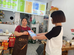 河西岸居开展“光盘行动”主题宣传活动
