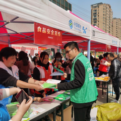 钱清街道开展“诚信尚简，共享食安”宣传活动