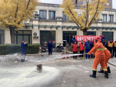 越崎社区消防演练志愿服务活动