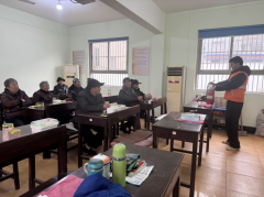 白洋居开展消防演讲