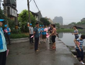 下市头社区在职党员平安宣传