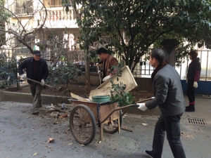 福年社区做好迎新春卫生整洁工作