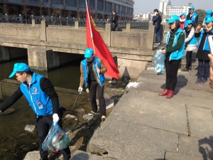 柯亭社区古运河环境整治活动