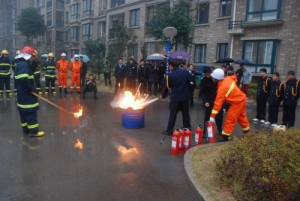 平安红建 消防演练